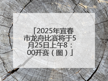 2025年宜春市龙舟比赛将于5月25日上午8：00开赛（图）